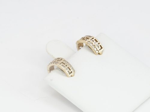 arany-gyermek-koves-gorogmintas-fulbevalo-14k-a162 (1)