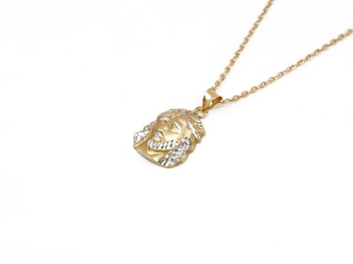 arany-bicolor-jezus-medal-14k-a177